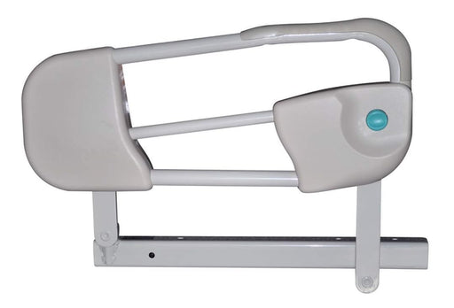 Close-up view of the F17 Half-Length Assist Device for Joerns UXCT Homecare Bed on a plain white background.