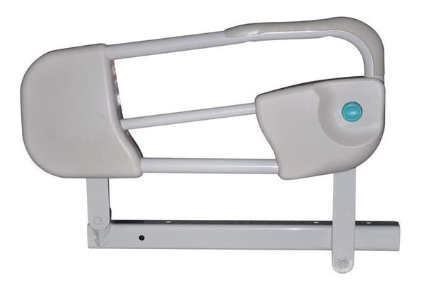 Close-up view of the F17 Half-Length Assist Device for Joerns UXCT Homecare Bed on a plain white background.