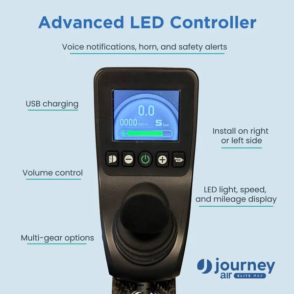 Ultra-Lightweight Portable Power Chair | Journey Air Elite Max