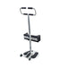 The Assist & Turn Sit to Stand Transfer Aid features a padded handlebar, knee support, and wheeled foot platform to help individuals with mobility perform safe transfers.