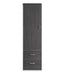 Wardrobe for Assisted Living Furniture 1-Door 2-Drawer in Coastal Grey finish