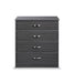 Chest Drawer for Assisted Living Furniture CC-CH4D in Coastal Grey finish