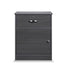 Nightstand for Assisted Living Furniture CC-NS1D in coastal grey finish