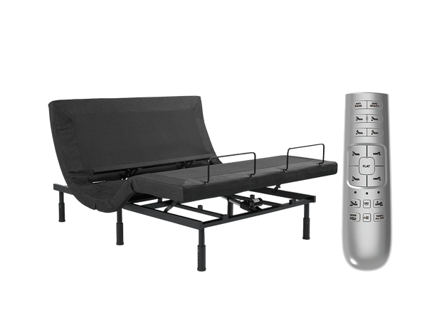 Smart Adjustable Bed Base with Dual Massage & Underbed Light (Twin XL to Split-Head King) | NuLyft 600WF