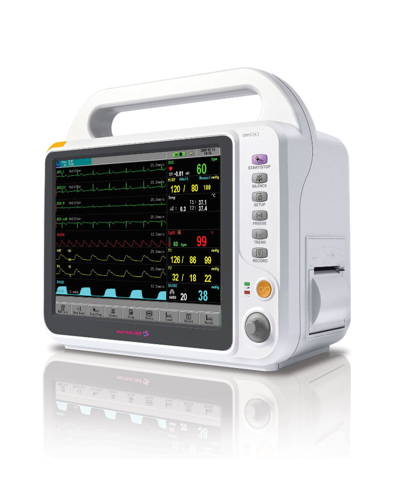 Omni K Portable Patient Monitor with 10.5-inch touchscreen display