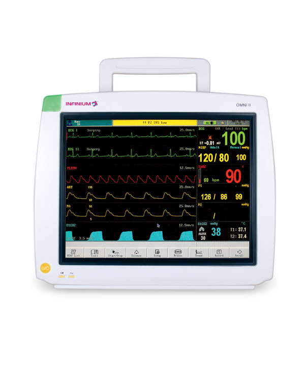 Omni II™ Portable Patient Monitor with 12-inch Display | Infinium Medical