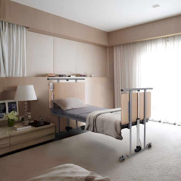 High Low Electric Hospital Bed - Prius Descend Ultra-Low Floor Bed | 36" x 80" | 2.7" Low