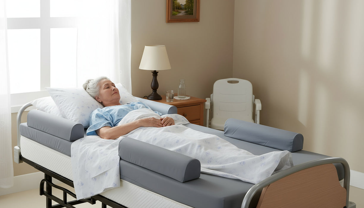 Foam Mattress Cover with Raised Rails for Fall Prevention | 36” Wide | Proactive Protekt® Defined