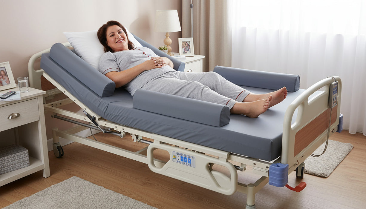Bariatric Foam Mattress Cover with Raised Rails for Fall Prevention | 42” & 48” Wide | Proactive Protekt® Defined