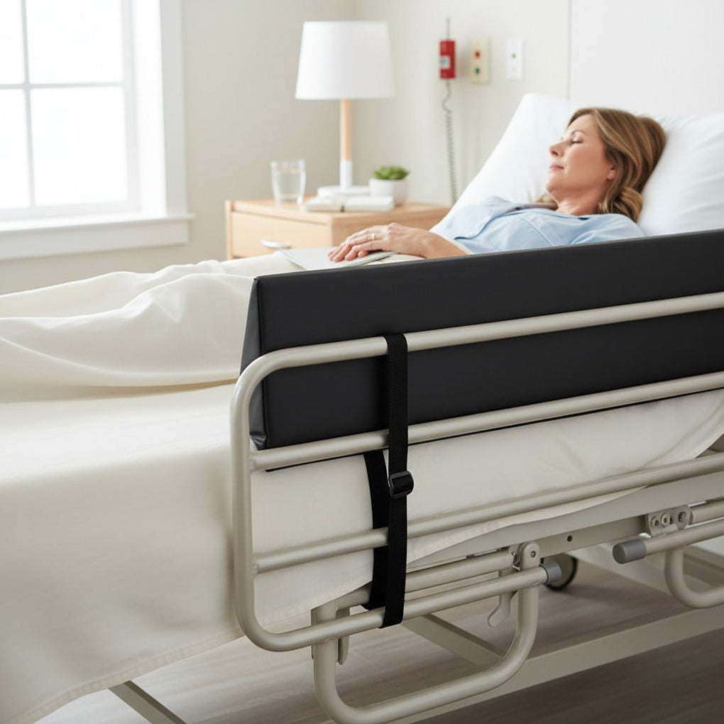 Wedge Rail Guard for Hospital Bed | Entrapment Protection and Safety