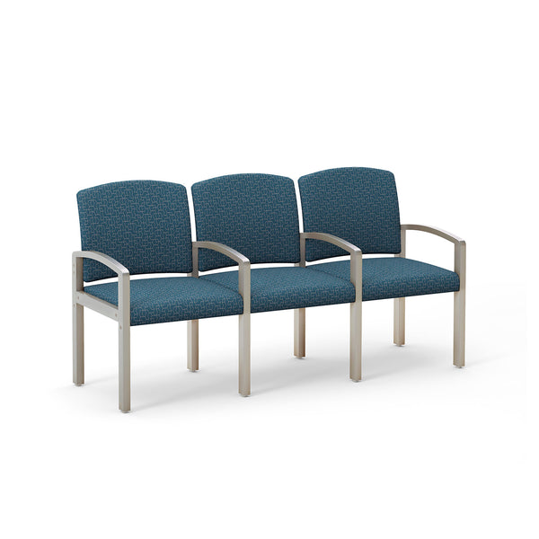 Three-Ganged Arm Chairs | HPFi Solo 944MET-3