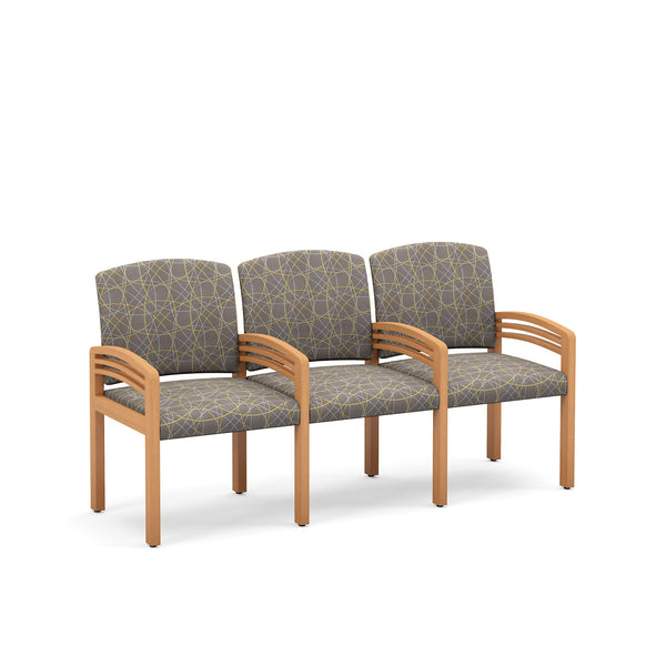 Three-Ganged Triarc Armchairs | HPFi Trados 914-3