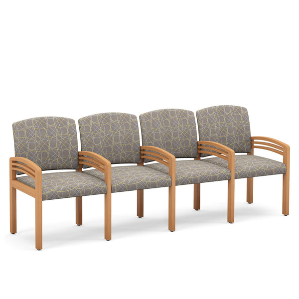 Four-Ganged Triarc Armchairs | HPFi Trados 914-4