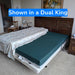 Supernal 3 adjustable bed shown in a dual king configuration, featuring two side-by-side mattresses set up in a residential bedroom