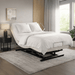 Transfer Master Supernal 3 hi-low adjustable bed in a modern bedroom setting with a side table and lamp
