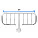 Transfer Master Supernal 3 chrome half rail measuring 30 inches in length with mounting bracket