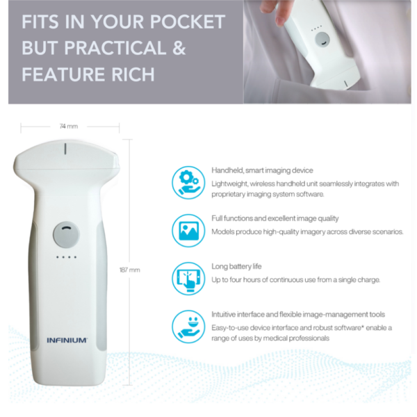VioScan C7 Convex Hand Held Ultrasound Device | Infinium Medical