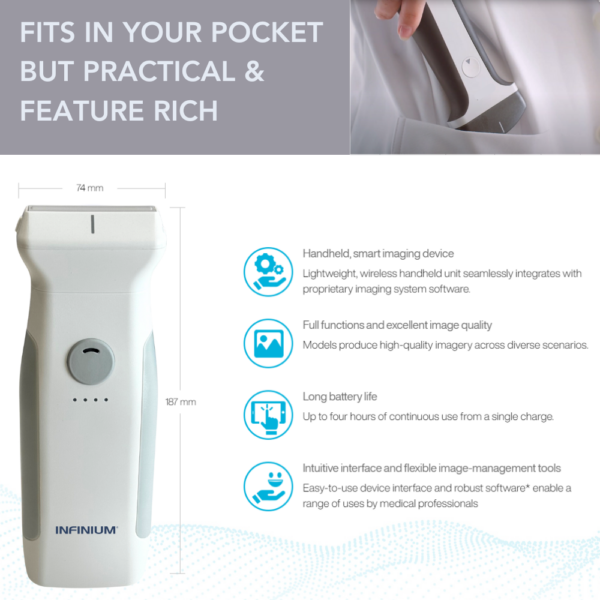 VioScan L2 Wireless Hand Held Ultrasound Machine | Infinium Medical