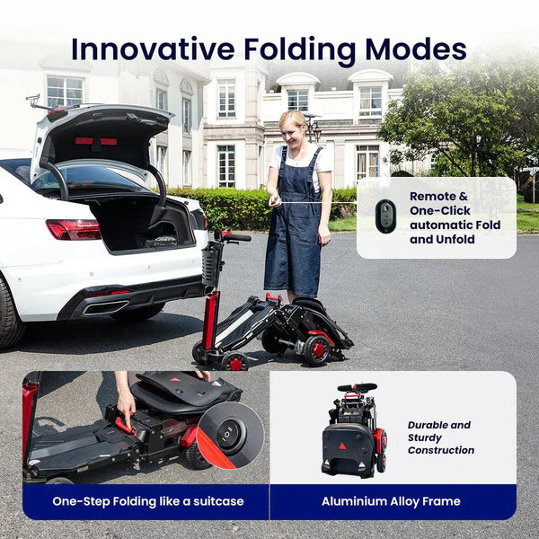 Vocic D91 Folding Mobility Scooter 4.9 MPH Maximum Speed - MedShop Direct
