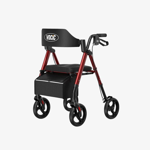 Vocic Z21 Ergonomic Folding All Wheel Rollator Walker - MedShop Direct