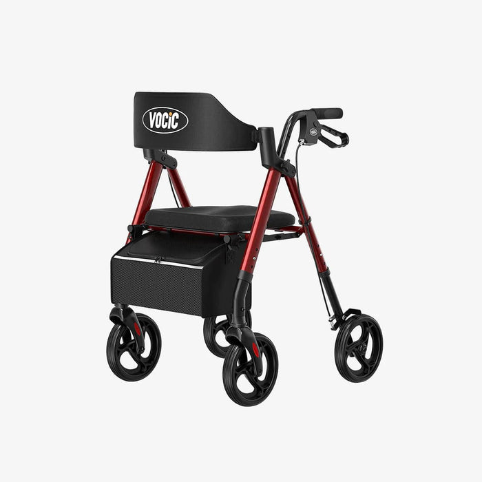 Vocic Z21 Ergonomic Folding All Wheel Rollator Walker