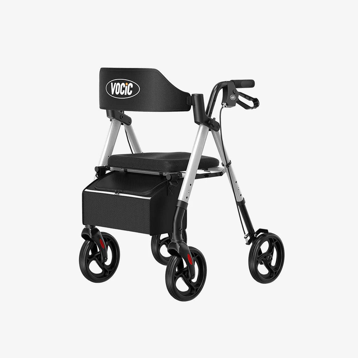 Folding All Wheel Rollator – Vocic Z21 Walker with Seat