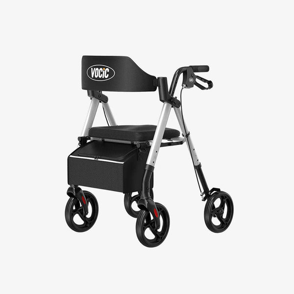 Vocic Z21 Ergonomic Folding All Wheel Rollator Walker - MedShop Direct