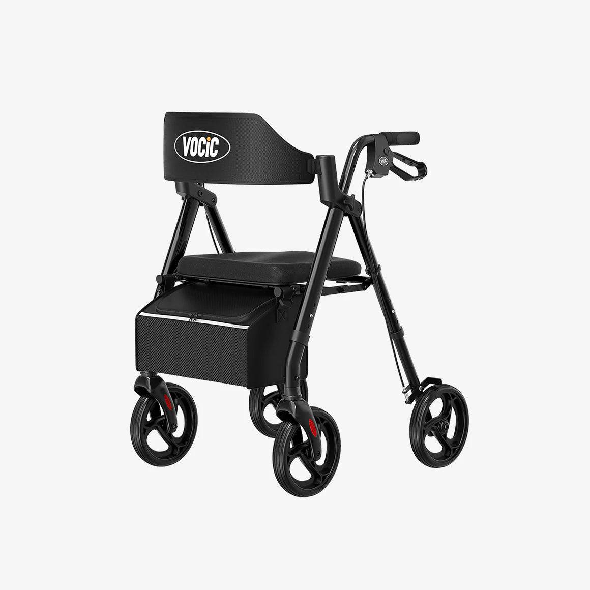 Folding All Wheel Rollator – Vocic Z21 Walker with Seat